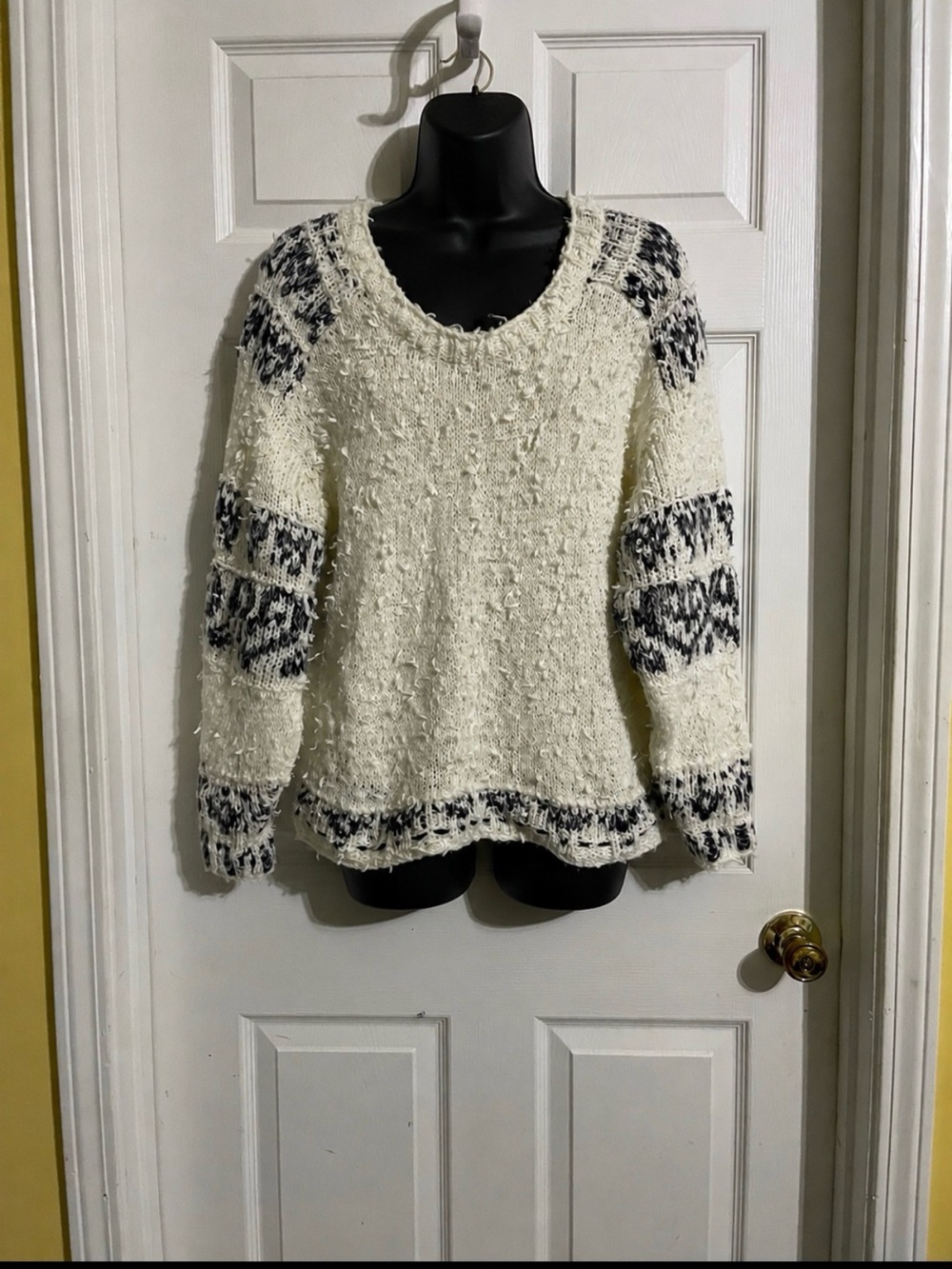 Anthropologie Pilcro Petra Feathered Sweater - size M